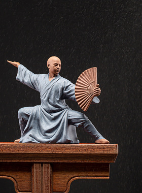 新品禅意小和尚摆饰创意家居饰品书房桌面客厅办公室陶瓷茶具摆件