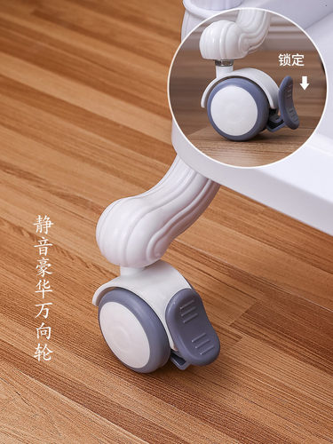康而普美容车美容院专用小推车仪器美睫美甲美发收纳工具车置物架 - 图3