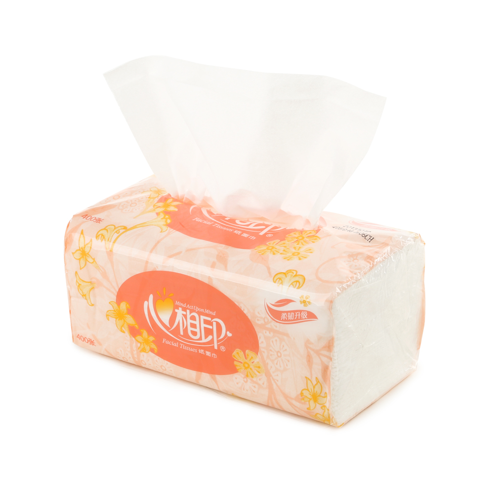 心相印抽纸经典系列家用软抽餐巾纸卫生纸大包2层200抽15包DT200 - 图2