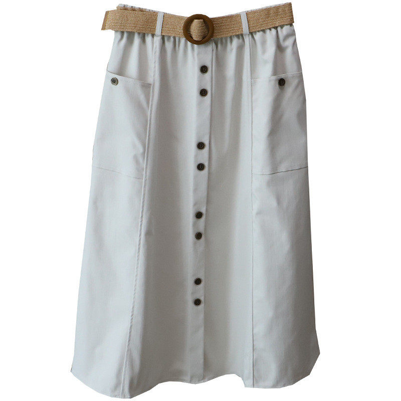 2026秋季新韩版松紧高腰半身裙女休闲腰带显瘦a字长裙,淘宝优惠券,粉丝福利购,淘宝优惠卷