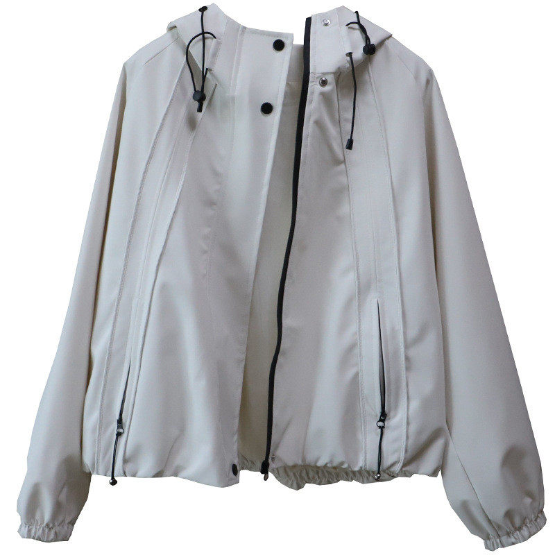 2026早春新款韩版时尚休闲宽松连帽冲锋衣夹克外套女,淘宝优惠券,粉丝福利购,淘宝优惠卷