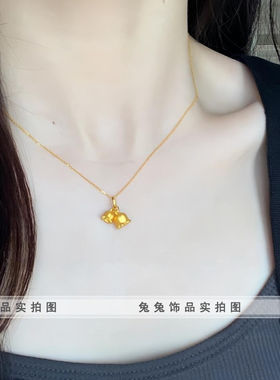铃兰花项链钛钢保色不过敏女仙女