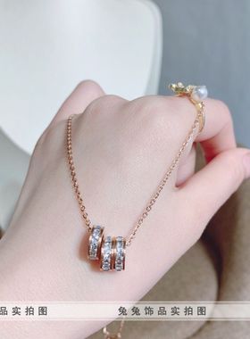 【钛钢不掉色】小蛮腰项链时尚新款女锁骨链简约气质小众设计感