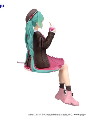 正版FuRyu泡面压VOCALOID初音未来秋日之约粉色景品手办模型