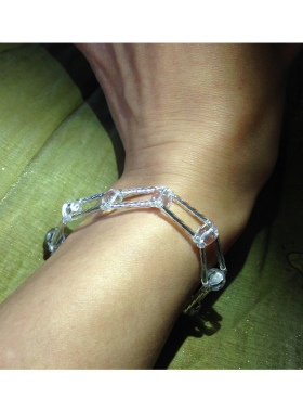 夏日冰冰凉 少女清新串珠手链进口 春夏小众捷克琉璃串珠编织手链