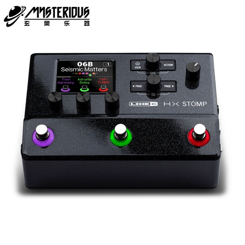 Xuan'ao музыкальный инструмент Line6 Hx Stomp XL, мини -новое поколение электрогитара Комплексный посадочный эффект