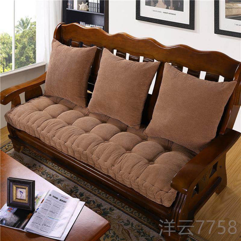 高档木头沙中式红实木座沙发垫冬季加厚防滑窗坐发垫三人通用飘垫,淘宝优惠券,粉丝福利购,淘宝优惠卷