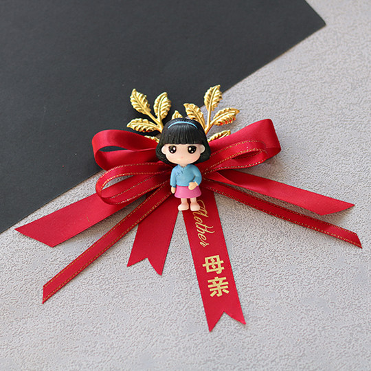 Wedding Corsage Grandparents Cartoon Dolls Figures