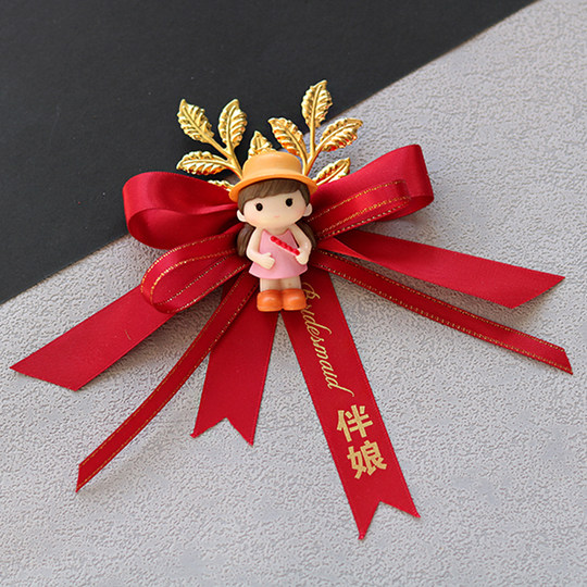 Wedding Corsage Grandparents Cartoon Dolls Figures