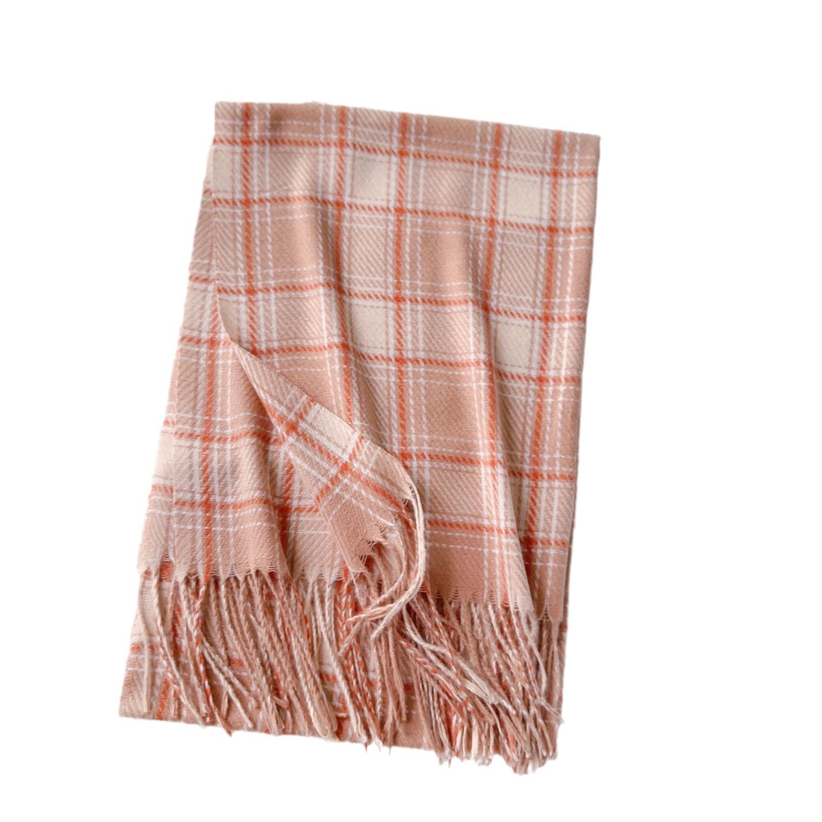 秋冬季新款仿羊绒格子围巾披肩女日韩学院风防寒保暖时尚百搭围脖,淘宝优惠券,粉丝福利购,淘宝优惠卷