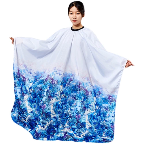 Дышащая накидка для стрижки волос, с печатью вашего логотипа