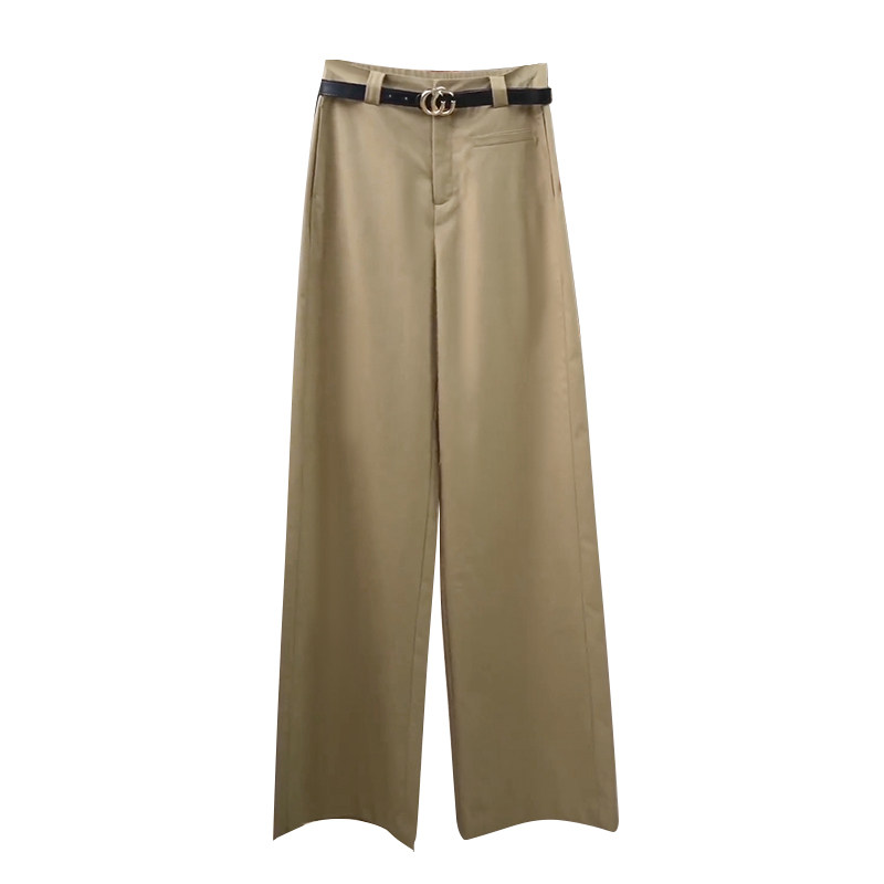 西装阔腿裤女春秋2025年新款高级感垂感高腰窄版小个子休闲直筒裤,淘宝优惠券,粉丝福利购,淘宝优惠卷