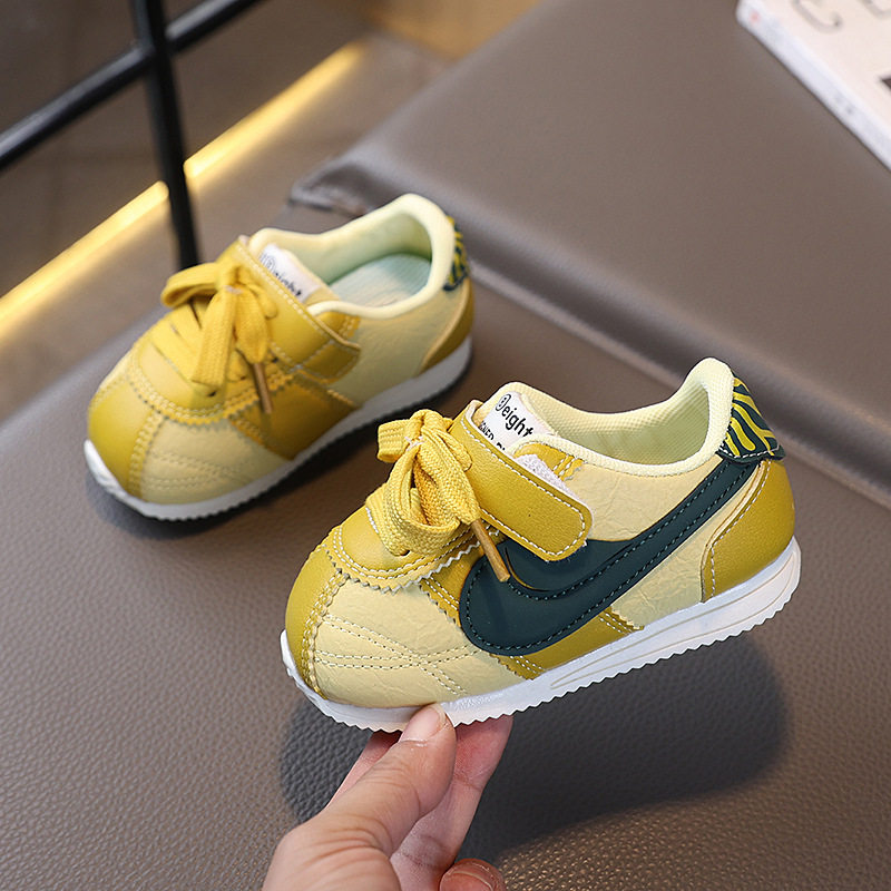 软皮德训鞋婴幼儿学步鞋男女宝宝运动鞋春秋季阿甘鞋机能百搭板鞋,淘宝优惠券,粉丝福利购,淘宝优惠卷