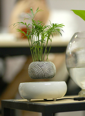 衡艺磁悬浮自转盆栽智能悬浮