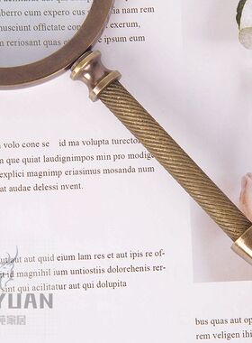 印度欧式风便携放大镜书房摆件