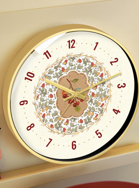 法式钟表挂钟古风装饰客厅静音