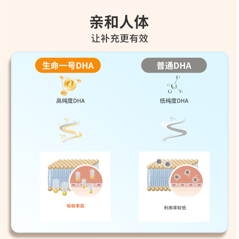 生命一号dha幼儿宝宝孕妇可3a软糖 生命一号DHA/核桃油