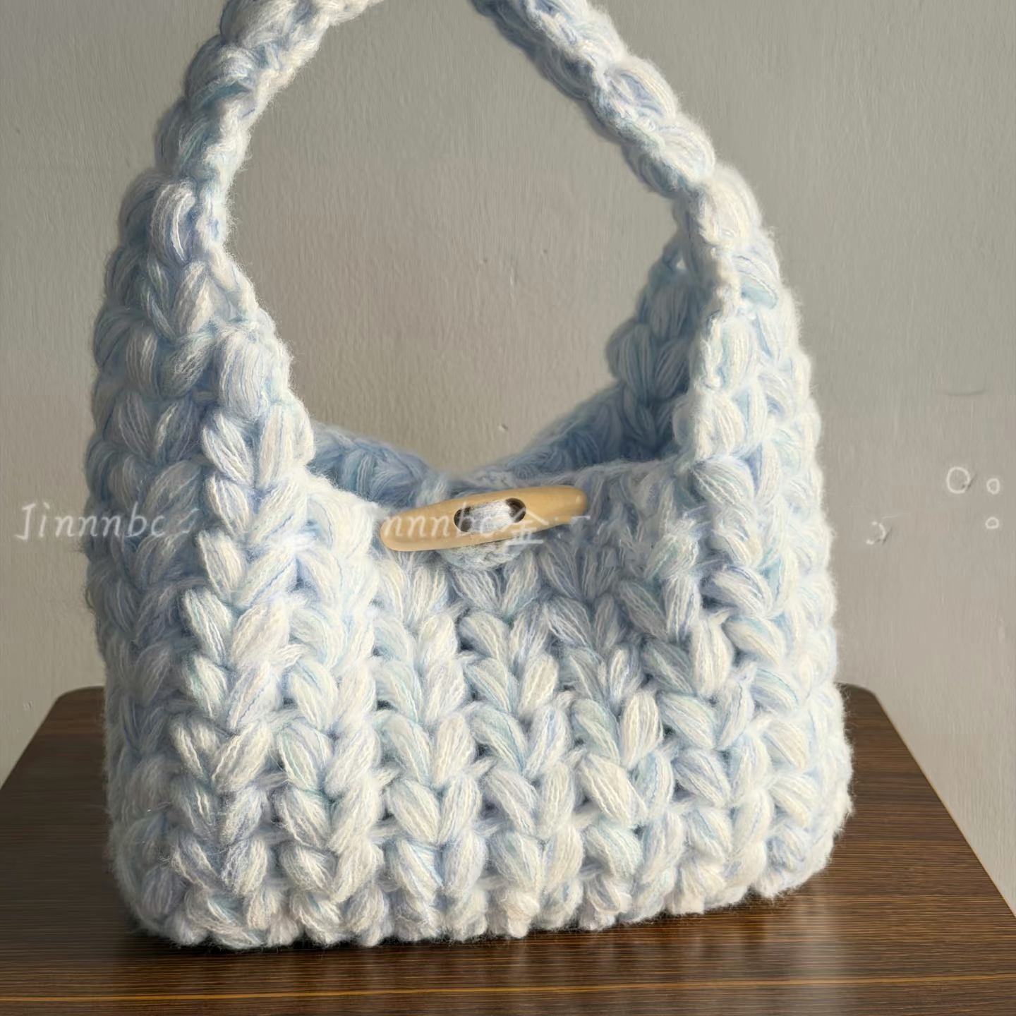 海盐奶霜麦穗手工钩织小清新挎包百搭精致送朋友DIY材料包,淘宝优惠券,粉丝福利购,淘宝优惠卷