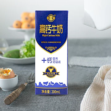 石埠乳业广西高钙牛奶200ml*12盒