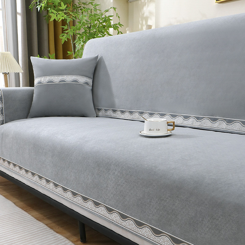 雪尼尔沙发垫布艺木皮沙发罩套巾四季通用贵妃直排沙发坐垫子盖布,淘宝优惠券,粉丝福利购,淘宝优惠卷