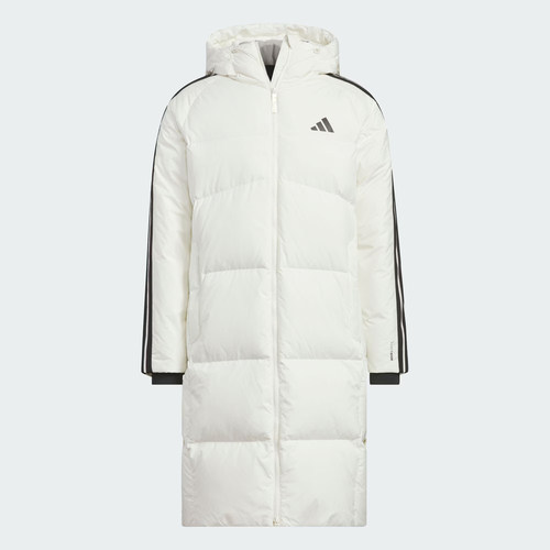 adidas阿迪达斯男子户外运动休闲保暖连帽长款羽绒服外套KC2497 - 图3