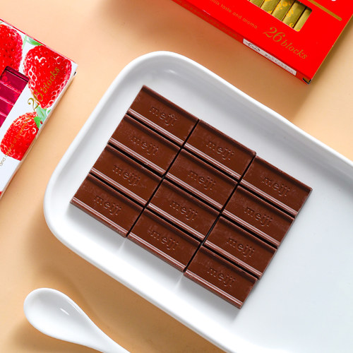 日本进口明治特浓牛奶钢琴巧克力草莓抹茶夹心朱古力网红黑巧零食 - 图2