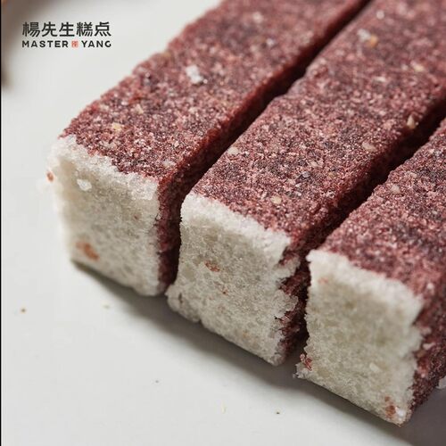 杨先生紫米芡实八珍糕黑米糕点健康孕妇早餐食品米糕代餐老人零食 - 图0
