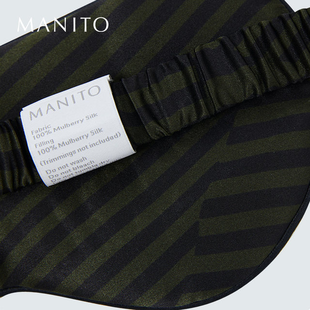 Manitou New Fragment Men's Printed Eye Mask Mulberry Silk Sleep Eye Mask Blackout