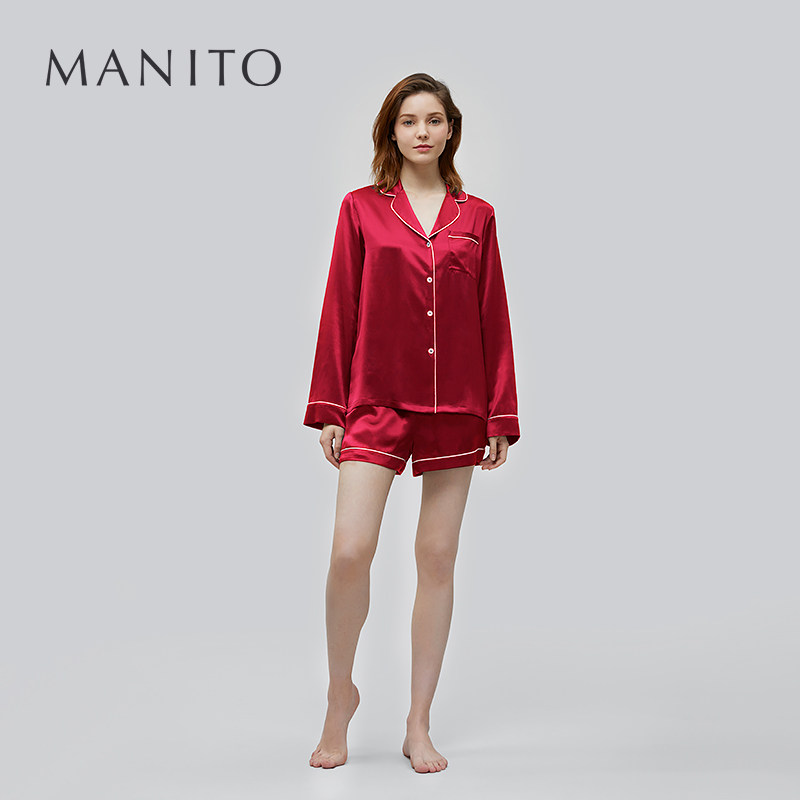 manito /曼尼陀classic短裤套睡衣 曼尼陀睡衣/家居服套装