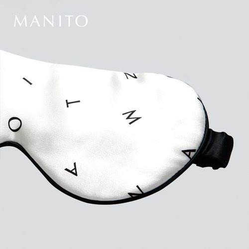 MANITO/曼尼陀Signature 桑蚕丝眼罩真丝透气遮光送礼 - 图1