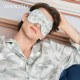 Manitou New Tropical tree shadow men's mulberry silk eye mask printed skin-friendly eye mask
