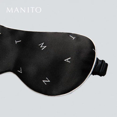 MANITO/曼尼陀Signature 桑蚕丝眼罩真丝透气遮光送礼 - 图2