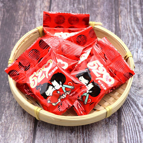 贵夫人520果汁橡皮糖500g1斤/35袋Q弹喜糖散装软糖水果味零食糖果 - 图2