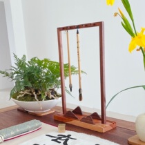 Neutralise to Meiyuan Mountain pen Pen Rack Black Hu Peach Wood Cherry Wood Brush shelf Desktop Calligraphy Wenfang