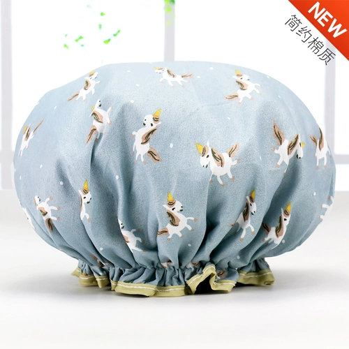 Водонепроницаемая шапочка для душа для взрослых, лечебная детская модная маска для волос, увеличенная толщина