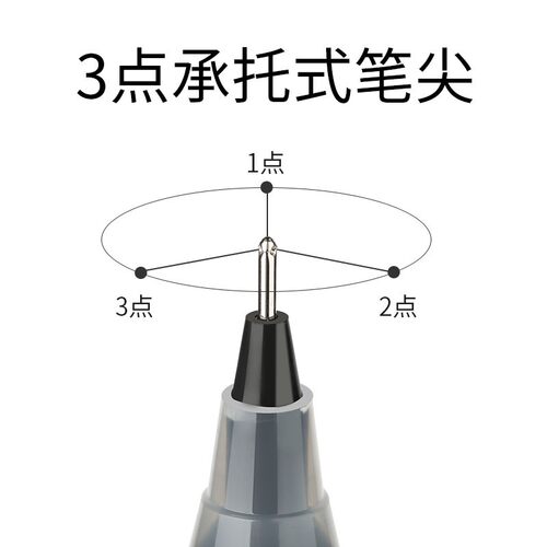 日本PILOT/百乐P500考试笔中性笔0.5mm大容量P700黑笔学生用水笔ins日系练字笔蓝红色文具限定黑色刷题笔P50 - 图2