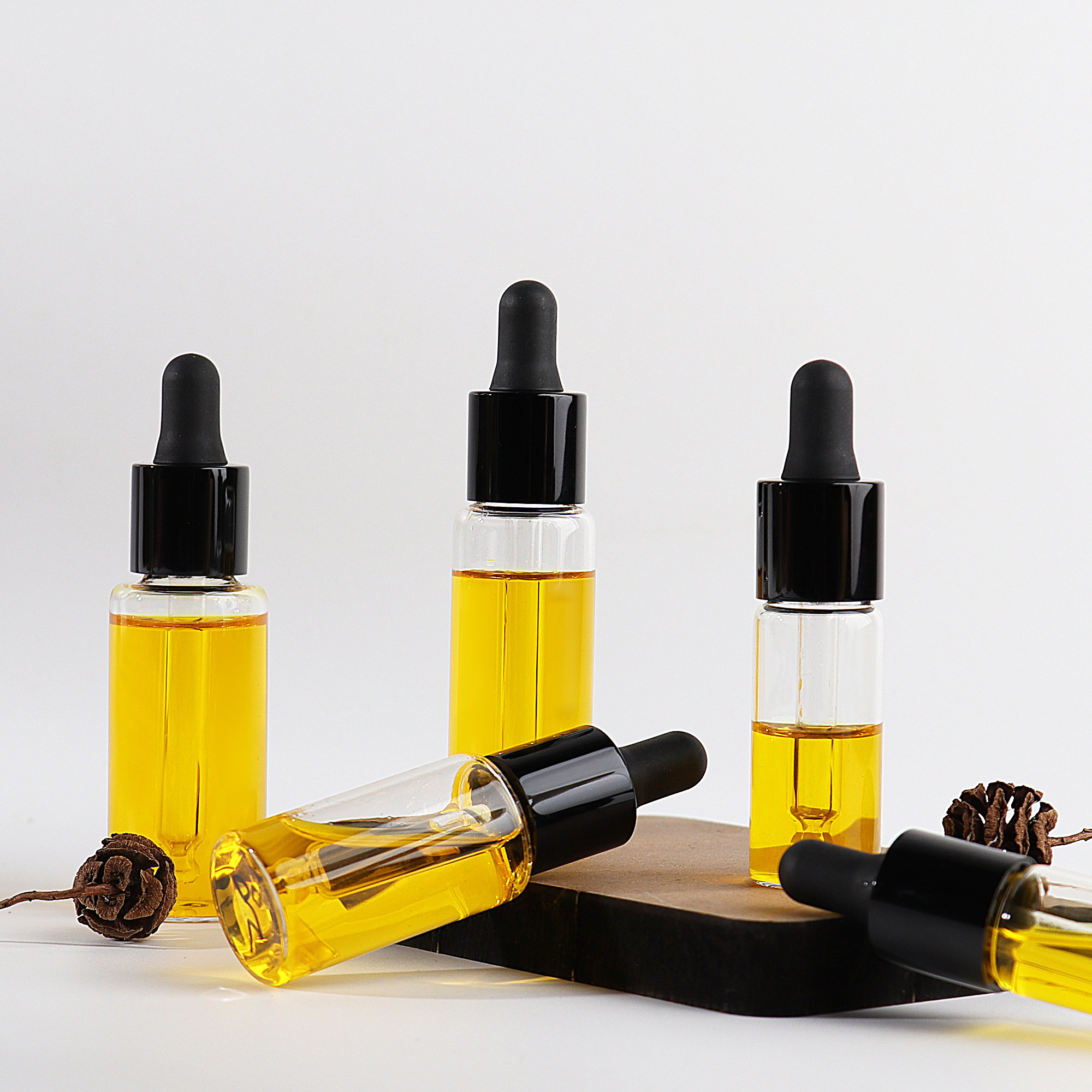 HOPECK黑胶帽包铝亮黑滴管透明管制玻璃10-30mlE5粉底液瓶精油瓶,淘宝优惠券,粉丝福利购,淘宝优惠卷