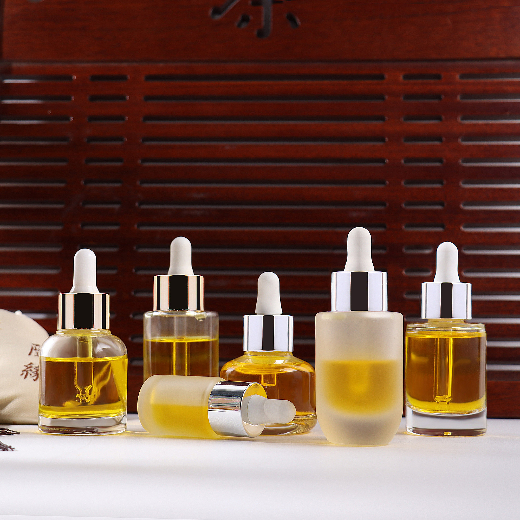 HOPECK电镀铝胶帽滴管盖模制玻璃瓶18-20牙15-50ml粉底液瓶精油瓶,淘宝优惠券,粉丝福利购,淘宝优惠卷