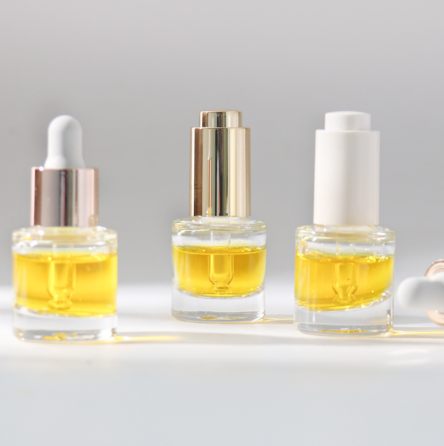 HOPECK全塑金银胶帽滴管透明模制玻璃瓶精华13牙5ml粉底液精油瓶,淘宝优惠券,粉丝福利购,淘宝优惠卷
