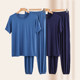 Summer plus size men's modal loungewear suit