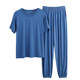 Summer plus size men's modal loungewear suit