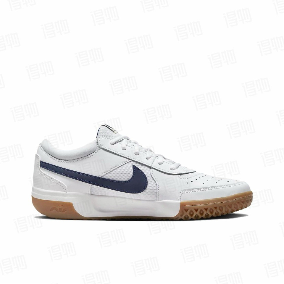Nike耐克Zoom Court Lite3低帮运动休闲网球鞋男款白蓝DV3258-102 - 图1