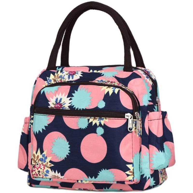 大容量手提包加厚防水牛津饭盒袋 米恺奥女士包袋