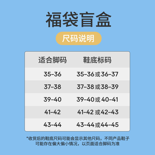 【9.9元超值凉拖鞋福袋】无明显质量问题 不支持退换货 介意慎拍!