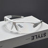 Yumi riding square retro men and women colorful sunglasses