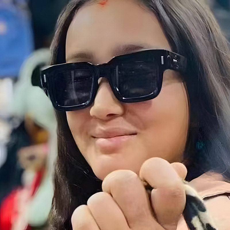 欧美复古时髦方形米钉太阳眼镜男女潮圆脸显瘦嘻哈朋克风街拍墨镜,淘宝优惠券,粉丝福利购,淘宝优惠卷