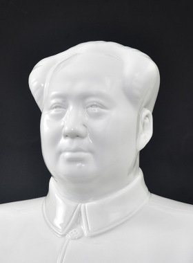 德化毛主席半身像特大号毛泽东陶瓷办公室家居礼品摆件