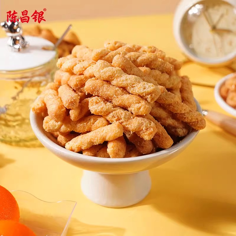 重庆特产礼盒装零食组合陈昌银酥脆糕点小麻花混合礼品瓷器口美食