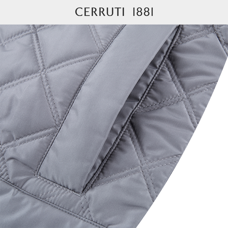 CERRUTI 1881男装秋冬外套棒球领商务休闲时尚有型夹克C4050EI171-图2