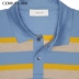 CERRUTI 1881 Nam giới kinh doanh mùa hè nam giản dị sọc cotton ngắn tay áo sơ mi c37H9EI261 - Polo áo thun nam có cổ lacoste Polo